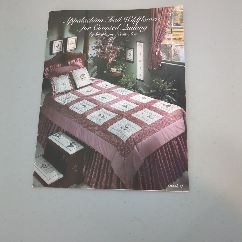 Appalachian Trail Wildflowers for Counted Quilting Graphique Needle Arts Book 12